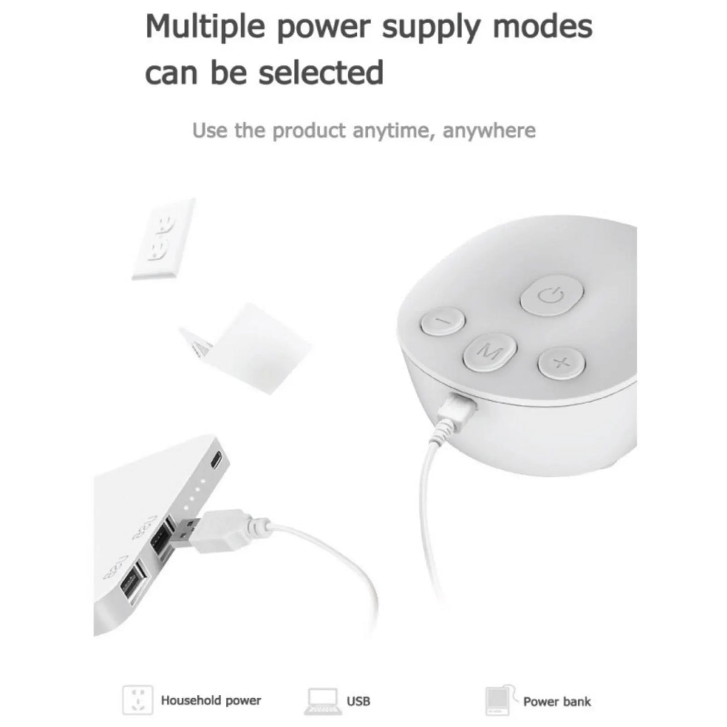 Tire-lait électrique double USB avec biberon de lait pour bébé, coussin chauffant et froid, sans BPA, tire-lait puissant
