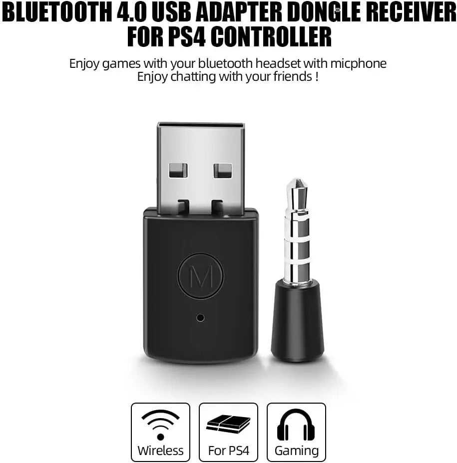 Récepteur d'écouteurs USB sans fil, Bluetooth BT Audio Dongle, Pour Connecter N'importe quel Casque sur PS4, PS5