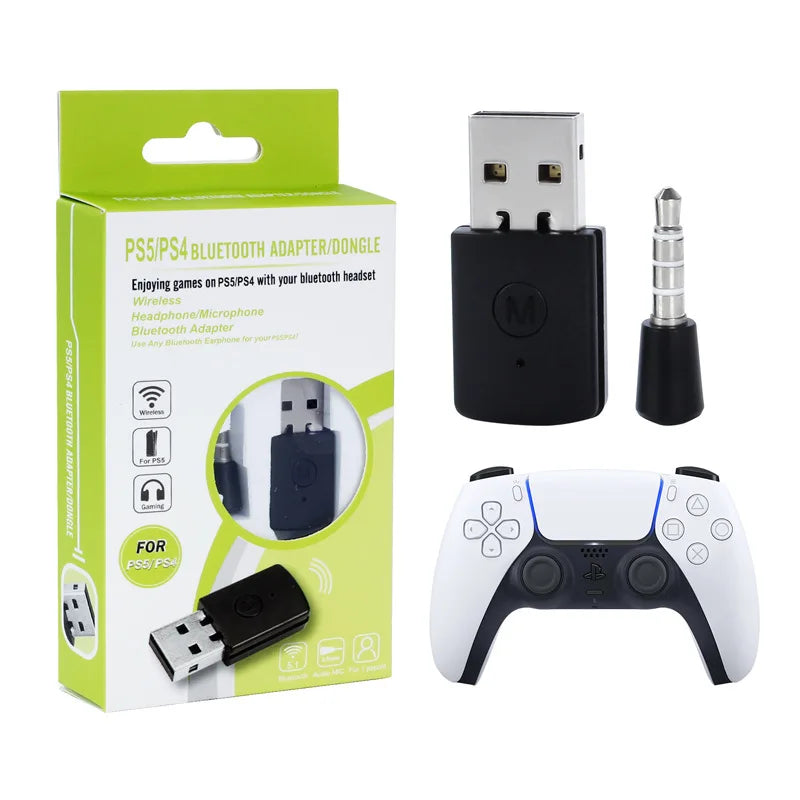 Récepteur d'écouteurs USB sans fil, Bluetooth BT Audio Dongle, Pour Connecter N'importe quel Casque sur PS4, PS5
