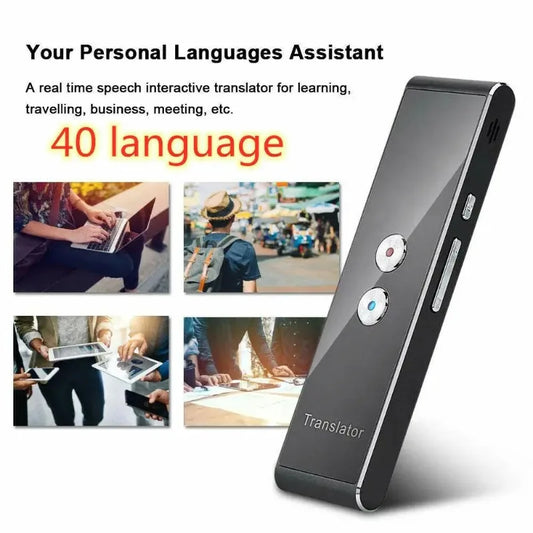 Traducteur vocal hors ligne intelligent, portable, 40 langues, instantané, en temps réel, sans Internet, machine de traduction R2