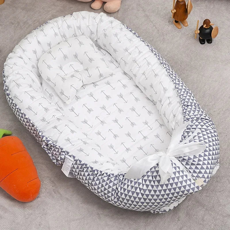 Couffin de compression portable amovible et pliable pour bébé Berceau pour nouveau-né Berceau de voyage pliable