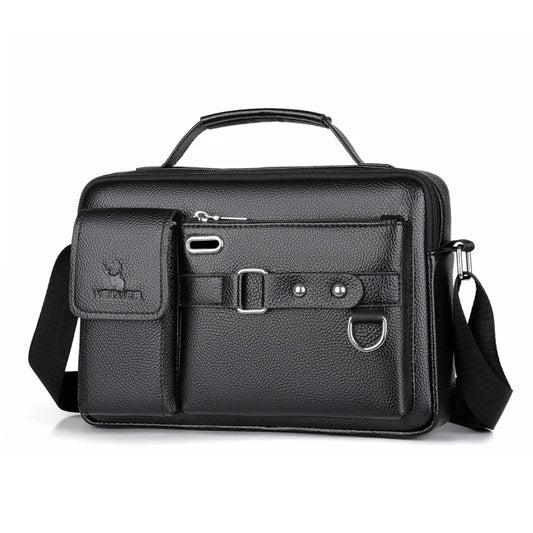 Sac à bandoulière de marque pour hommes en cuir PU, sac messager d'affaires pour hommes nouveau sac à bandoulière vintage sacs à main de créateur