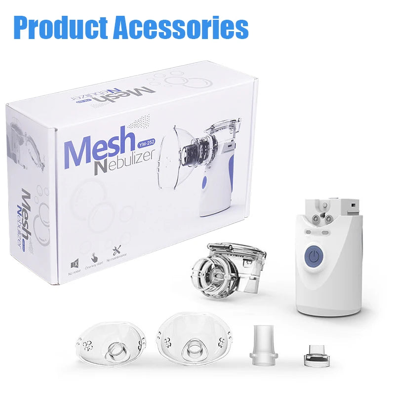 Inhalateur Nébuliseur portatif Machine atomiseur médical nébuliseur inhalateur enfants adultes inhalateur silencieux